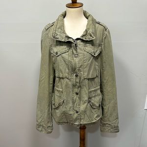 Levi Strauss lightweight military field style jacket women’s sz M